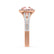 AMELIA - Lab Grown Champagne Sapphire & Diamond 18k Rose Gold Halo Ring Engagement Ring Lily Arkwright