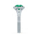 AMELIA - Lab Grown Emerald & Diamond Platinum 950 Halo Ring Engagement Ring Lily Arkwright