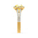 AMELIA - Lab Grown Yellow Sapphire & Diamond 18k Yellow Gold Halo Ring Engagement Ring Lily Arkwright