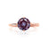 ANNORA - Chatham® Alexandrite 18k Rose Gold Twist Solitaire Ring Engagement Ring Lily Arkwright
