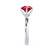 ANNORA - Chatham® Ruby 950 Platinum Twist Solitaire Ring Engagement Ring Lily Arkwright
