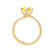 ANNORA - Chatham® Yellow Sapphire 18k Yellow Gold Twist Solitaire Ring Engagement Ring Lily Arkwright