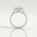 BLUSH - Round Lab Diamond 950 Platinum Petite Halo Ring