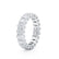 Balad - 18k White Gold Oval Statement Eternity Eternity Lily Arkwright