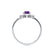 BALLET - Pear Alexandrite & Diamond Half Halo Tiara Ring Platinum 950 Engagement Ring Lily Arkwright