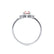 BALLET - Pear Champagne Sapphire & Diamond Half Halo Tiara Ring Platinum 950 Engagement Ring Lily Arkwright