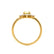 BALLET - Pear Yellow Sapphire & Diamond Half Halo Tiara Ring 18k Yellow Gold Engagement Ring Lily Arkwright