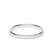 - Bevelled Edge Profile Plain Wedding Ring 9k White Gold Wedding Bands Lily Arkwright