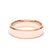 - Bevelled Edge Profile Wedding Band 9k Rose Gold Wedding Bands Lily Arkwright