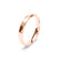 - Bevelled Edge Profile Wedding Band 9k Rose Gold Wedding Bands Lily Arkwright