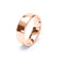- Bevelled Edge Profile Wedding Band 9k Rose Gold Wedding Bands Lily Arkwright
