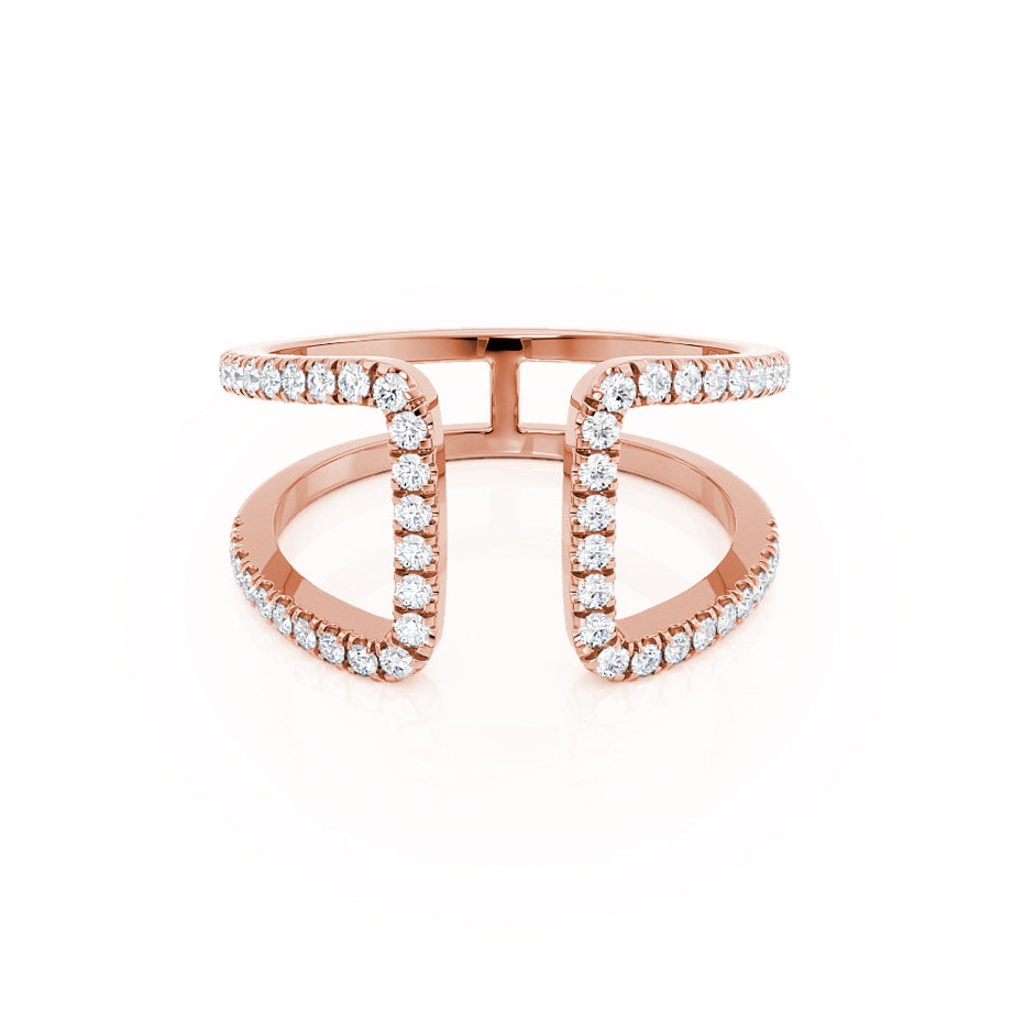 BRIAR - Lab Diamond Statement Eternity 18k Rose Gold – Lily Arkwright