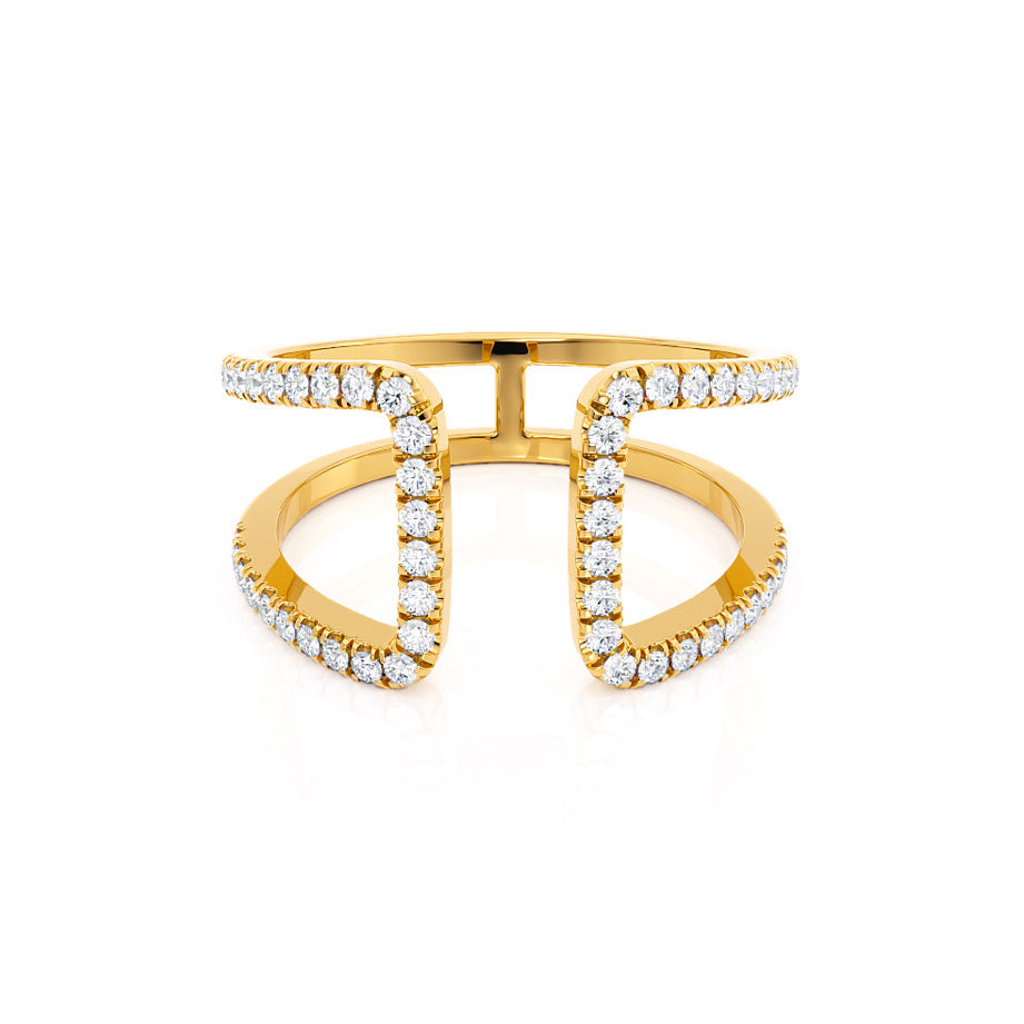 BRIAR - Lab Diamond Statement Eternity 18k Yellow Gold | Lily Arkwright ...