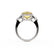 CARMELLA - Oval Fancy Yellow Lab Diamond Trilogy Engagement Ring Inspired by Carmen Montero Mundt