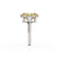 CARMELLA - Oval Fancy Yellow Lab Diamond Trilogy Engagement Ring Inspired by Carmen Montero Mundt