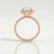 CASEADA - Cushion Lab Diamond 18k Rose Gold Halo