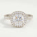 CASEADA - Cushion Lab Diamond Platinum Halo
