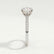 CATALINA - Round Lab Diamond 18k White Gold Shoulder Set Ring