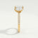 CELESTE - Toi et Moi Lab Diamond Emerald & Pear Diamond Band Ring 18k Yellow Gold