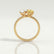 CELESTE - Emerald Yellow Lab Diamond & Pear Lab Diamond Toi et Moi 18k Yellow Gold