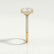 COCO - Oval Lab Diamond 18k Yellow Gold Petite Hidden Halo Triple Pavé Shoulder Set