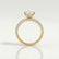 COCO - Pear Lab Diamond 18K Yellow Gold Petite Hidden Halo Triple Pavé Shoulder Set