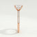 COCO - Princess Lab Diamond 18k Rose Gold Hidden Halo Triple Pavé Shoulder Set