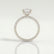 COCO - Princess Lab Diamond 950 Platinum Hidden Halo Triple Pavé Shoulder Set