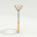 COCO - Princess Lab Diamond 18k Yellow Gold Hidden Halo Triple Pavé Shoulder Set