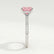 COCO - Princess Pink Lab Diamond 950 Platinum Hidden Halo Triple Pavé Shoulder Set