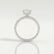 COCO - Radiant Lab Diamond Platinum Petite Triple Pavé Hidden Halo