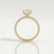 COCO - Radiant Lab Diamond 18k Yellow Gold Petite Triple Pavé Hidden Halo