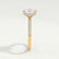 COCO - Radiant Lab Diamond 18k Yellow Gold Petite Triple Pavé Hidden Halo