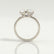 COMET - Toi Et Moi Lab Diamond Emerald & Pear Cut Ring 18k White Gold