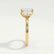 COMET - Toi Et Moi Lab Diamond Emerald & Pear Cut Ring 18k Yellow Gold