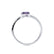 CELESTINE - Pear Alexandrite Split Shank Ring 18k White Gold