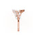 CELIA - Lab Diamond Statement Eternity 18k Rose Gold Eternity Lily Arkwright