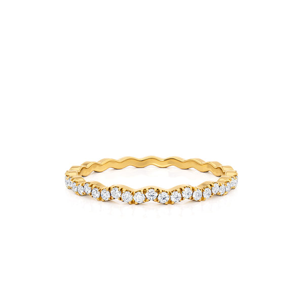 CHICAGO - Lab Diamond Statement Eternity 18k Yellow Gold Eternity Lily Arkwright