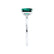 COMET - Toi Et Moi Green Emerald & Lab Diamond Pear Cut Ring 18k White Gold