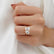 Comet 2.00ct Emerald & 1.00ct Pear Cut F Colour Lab Diamond 18k Yellow Gold Toi et Moi Lily Arkwright Engagement Ring