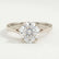 DAHLIA - Round Lab Diamond Solitaire 950 Platinum Split Shank Solitaire Ring