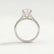 DAHLIA - Round Lab Diamond Solitaire 950 Platinum Split Shank Solitaire Ring