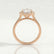 DARLEY - Elongated Cushion Lab Diamond 18k Rose Gold Halo