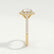 DARLEY - Elongated Cushion Lab Diamond 18k Yellow Gold Halo