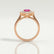 DIANA - Pink Sapphire & Lab Diamond 18k Rose Gold