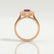 DIANA - Ruby & Lab Diamond 18k Rose Gold