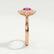 DIANA - Pink Sapphire & Lab Diamond 18k Rose Gold