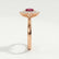 DIANA - Ruby & Lab Diamond 18k Rose Gold