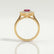 DIANA - Ruby & Lab Diamond 18k Yellow Gold