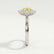 DIANA - Oval Yellow Lab Diamond 18k White Gold Halo Ring